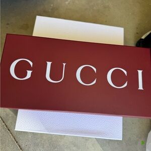 Gucci Burgundy Gift Box with White Logo